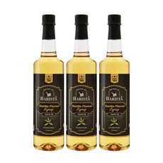 바리스타 바닐라 커피시럽 750mlX3병-카페시럽, 750ml, 3개