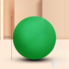 무소음 층간소음 공 축구 농구 실내 체육 스펀지 소프트 볼 장난감, [21cm] 녹색, 1개