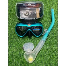 GULL VADER 抗UV 潛水/浮潛 面鏡含呼吸管 MIR Turquoise