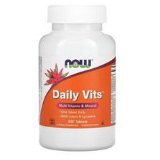 나우푸드 Daily Vits Multi Vitamin & 미네랄 250 타블렛, 250정, 1개