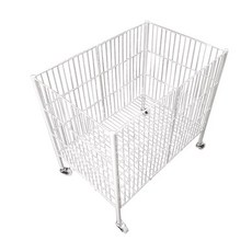 이동식 세탁트롤리 바구니 수거함 다용도 철제 세탁, 팔이 4인치 75cm 50cm A