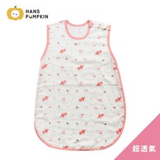 Hans Pumpkin 純棉二層紗 防踢背心 嬰兒防踢被 韓國