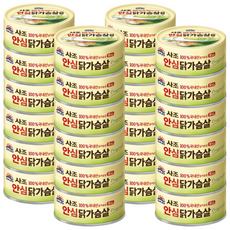 사조 안심 닭가슴살 / 닭가슴살캔 통조림, 24개, 135g