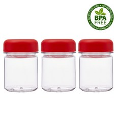 젖병소재 미니 마이보틀 트라이탄 물병 3P 180ml, 빨강3p, 175ml, 3개