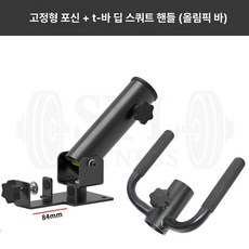 데드리프트 코어운동 바 T자형 가정용 고정형 등운동, + T 핸들 아오 호환, 1개, 1g
