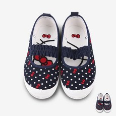 아사히 헬로키티-네이비 실내화 아동/학생/학교