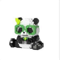 PANDA [나노월드] 판다 시리즈 12종 FULL SET D055, 선그라스판다, 1개