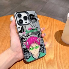 사쿠재 갤럭시케이스 사이키 폰케이스 쿠스오의 S23 재난 S25 S22 S24 S21 삼성, PC, 브라운