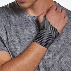 손목 보호대 얇은보호대 손가락보호 스포츠 축구 운동 고탄력 아대 블랙 E229