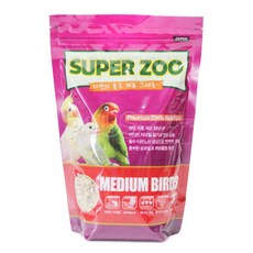 슈퍼주 중형새 사료, 700g, 1개