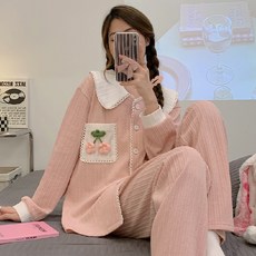 춘추여름산후복6535자가드면임산후수유파자마