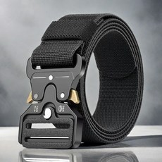 戰術腰帶 寬版尼龍帆布 軍訓戶外適用 男女通用 可調節皮帶