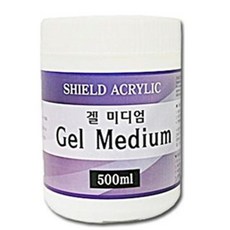 수성재료 혼합 겔미디엄 아크릴 보조제 꼴라쥬