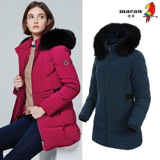 (여성)렉스퍼 후드 구스다운 롱 점퍼_MMW4DJ16