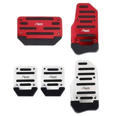 비투비돔 자동차 페달 커버 자동차 튜닝 오토 스틱 알루미늄 브레이크 패달, F. 수동 블루