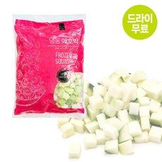 달디단마켓 냉동 애호박 다이스 1kg 슬라이스 고명 찌개용 볶음용, 1개