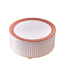 호환 철제 수납 선반 데스크탑 책 펜 수납함 대용량 바구니 가정 사무실 학생 기숙사 잡동사니 정리함, 02 Pink