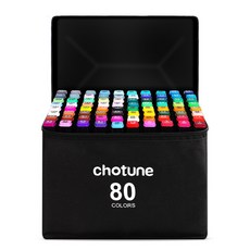 chotune 마크펜 80색/262색 세트, 80색애니메이션