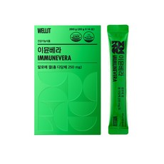 Wellit Immune Vera Immunity 蘆薈果凍免疫多醣 250mg, 280g*4盒, 1盒