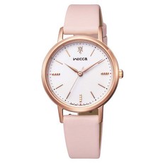 CITIZEN Wicca 女性皮革手錶 KP5-166-14