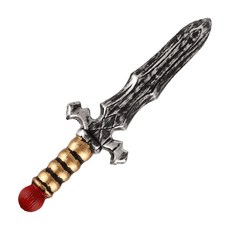 파티짱 모형 칼 총 무기 할로윈 데이 파티 소품, 단검, 1개