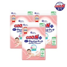 군 기저귀 플러스 소프트터치 밴드 소형(S) 62P x 3팩