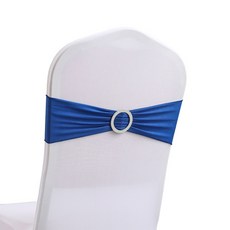 결혼식 생일 새해 장식을 위한 식탁 의자 10개 세트 파티 장식 공예 가정 장식, 로열 블루