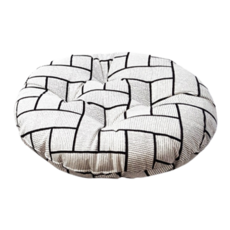 겨울눈 빵빵이 방석 순면 고정끈구비 식탁방석 학생 사무실 솜일체형 원형 두꺼운