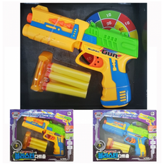 흡착 다트총 장난감총, 1개