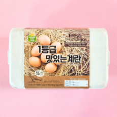 1등급 맛있는 계란 1등급란 특란, 1개, 15구