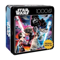 Buffalo Games - 스타워즈 - You'll Find I'm Full of Surprises - 성인용 1000피스 직소 퍼즐 - 수집용 틴 케이스 - 완성 사이즈 6