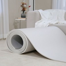 엘로니 16T 층간소음 아기 매트 PVC 셀프시공 유아 롤매트 100x50cm, 롤매트-아이보리, 0.6cm(6T), 폭 110cm x 50cm