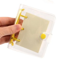 민또 투명 링바인더 케이스 미니다꾸, 핑크