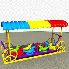 회전목마 놀이기구 키즈카페 키즈펜션 유치원 플라스틱 놀이터, 94 초록