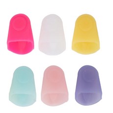 Chiffonade 색소폰 마우스피스 캡 6개 - 클라리넷 관악기 액세서리용 실리콘 커버 프로텍터 키트, Chiffonade 색소폰 마우스피스 캡 6개 - 클라