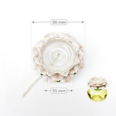 小蓮花燈芯固定座 深藍色, 蓮花燈芯固定座〖小〗【銀白】附燈芯, 1個