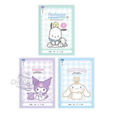 산리오 좁은칸 영어 스프링 노트 (8권), 1세트, 시나모롤