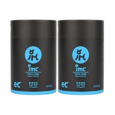 CMG제약 IMC 강아지 고양이 눈건강 영양제 사료에 뿌려주는 영양제, 30회분, 눈물개선/눈건강+장건강, 2개