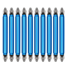 tinduo 더블 헤드 십자 비트 자석 드라이버 5/10pcs 65mm 세트, 10개