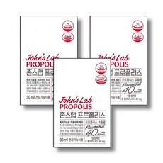 존스랩 액상형 고농축 프로폴리스 원액 리퀴드 스포이드, 3개, 30ml