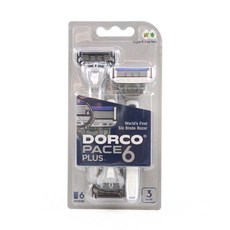 도루코 페이스6 플러스 면도기 3개입 휴대용, 3