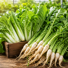 [100박스한정] 산지직송 농장 직접선별 열무 얼갈이 세트, 1박스, 열무+얼갈이 1kg+1kg