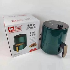 CHIGO 空氣炸鍋, 1個, 駱駝4L墨綠色不可視