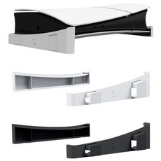 플스5 슬림 프로 거치대 스탠드 액세서리 수평가로형, 화이트 (P5S02), 1개, 화이트 (P5S02)