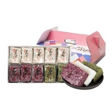 정통광양기정떡 3색 혼합세트 2.7kg (22입) 1개, 정통광양기정떡 3색 혼합세트 2.7kg, (22입),