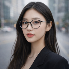 모아르코 블루라이트 차단 안경 라운드 프레임