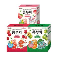 담터 콤부차 타트체리 30스틱+청매실 30스틱+납작복숭아 30스틱 포겟몬 콤부차 (90스틱), 3박스, 30개입, 5g