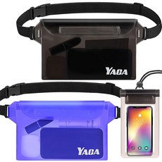 방수 패니 팩 터치 스크린 민감성 방수 휴대폰 파우치 2개 조절 가능한 허리 스트랩이 있는 드라이 백 카약 수영 보트 타기 물에 뜨기 위한 방수 파우치 완벽한 해변, 방수 패니 팩, 터치 스크린 민감성 방수 휴대폰 파우치