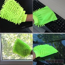 에코벨 극세사 청소장갑/세차 유리창 손걸레 손장갑 먼지떨이, 1개