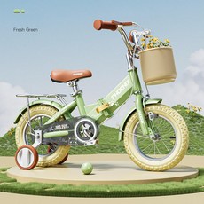 오유상점 유아네발자전거 키즈 어린이자전거, 12inch, 1개, 프레시그린 스포크 휠